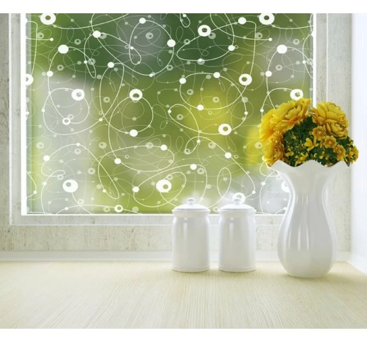 Odhams Press Atomic Retro Privacy Adhesive Window Film
