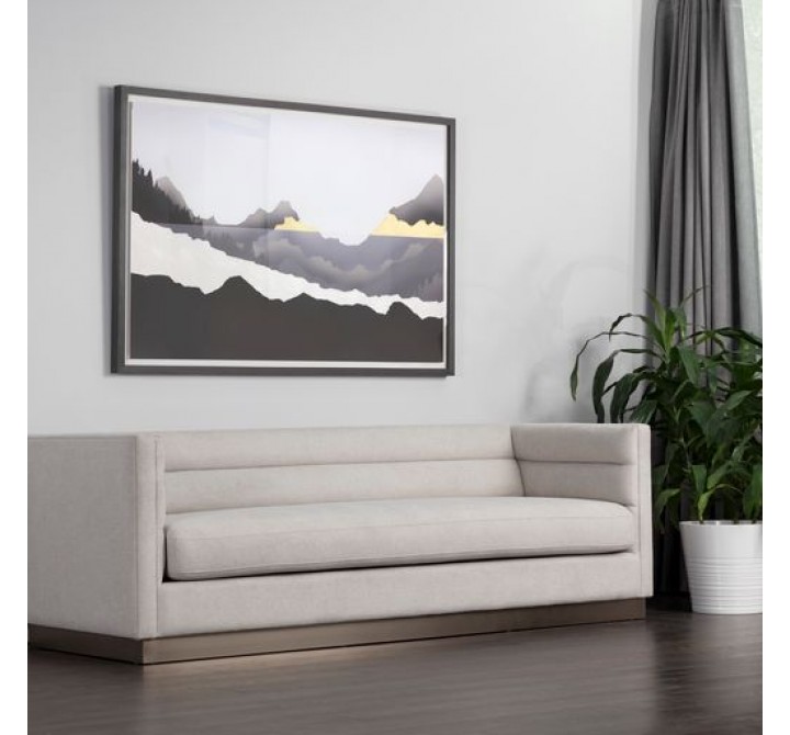Sunpan Talbot Sofa - Belfast Oatmeal - Lifestyle