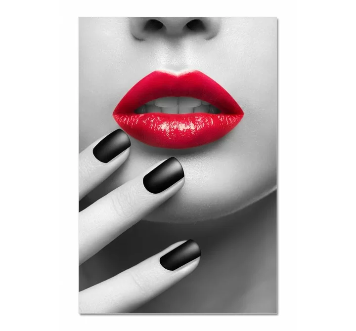 J&M Furniture Acrylic Art Red & Black | SB-61336B 