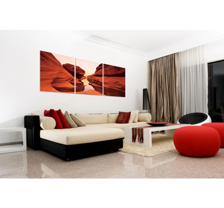 J&M Furniture Acrylic Wall Art Red Rock | SH-71674ABC