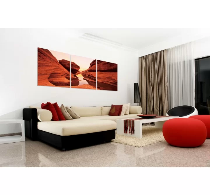 J&M Furniture Acrylic Wall Art Red Rock | SH-71674ABC