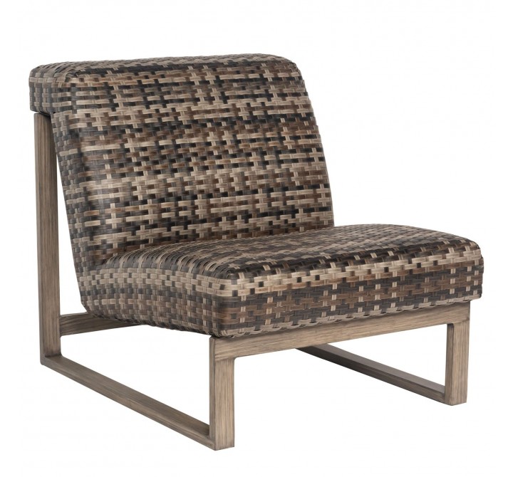 Woodard Reunion Armless Lounge Chair