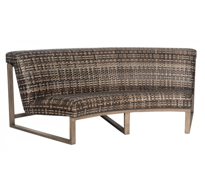 Woodard Reunion Curved Sofa