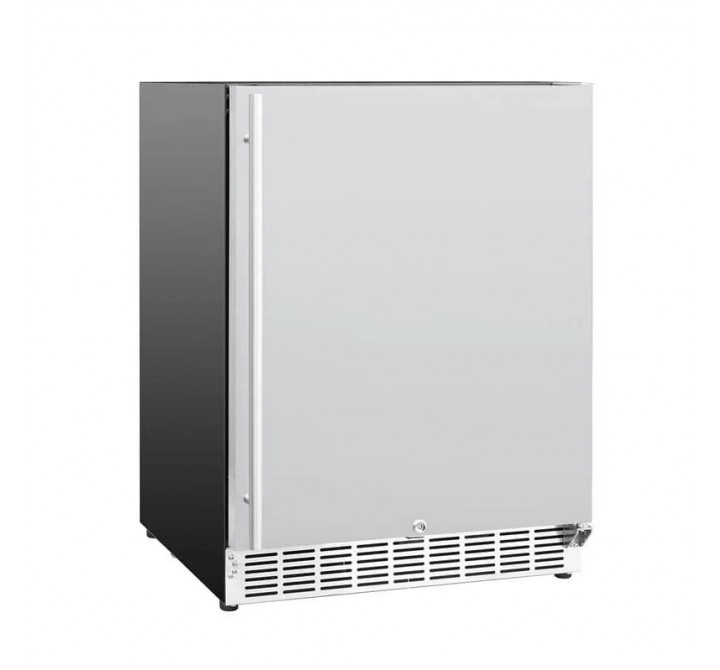 Summerset Grills 24 5.1c Outdoor Rated Fridge - Angled Closed