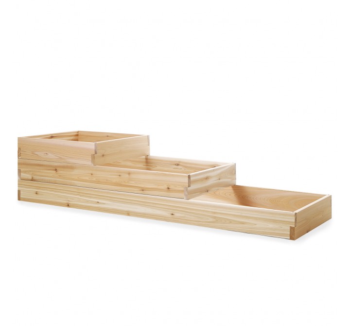  All Things Cedar 6' Tiered Garden Box - Side