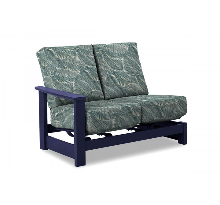 Telescope Casual Leeward Marine Grade Polymer Right Arm Loveseat w/ Hidden Motion