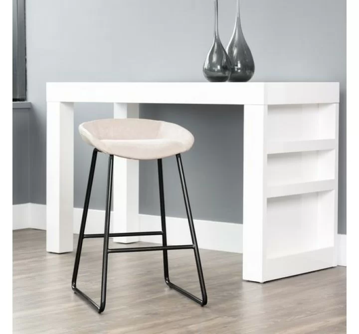 Sunpan Skylar Counter Stool - Polo Club Muslin-Dillion Cream - Lifestyle