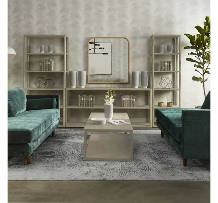 Sunpan Woodland Hand - Loomed Rug - Grey 6' X 9' / 8' X 10' / 9' X 12' / 10' X 14' - Lifestyle