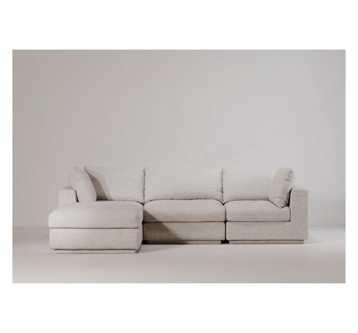 Moe's Home Collection Justin Slipper Chair - Light Grey - Lifestyle