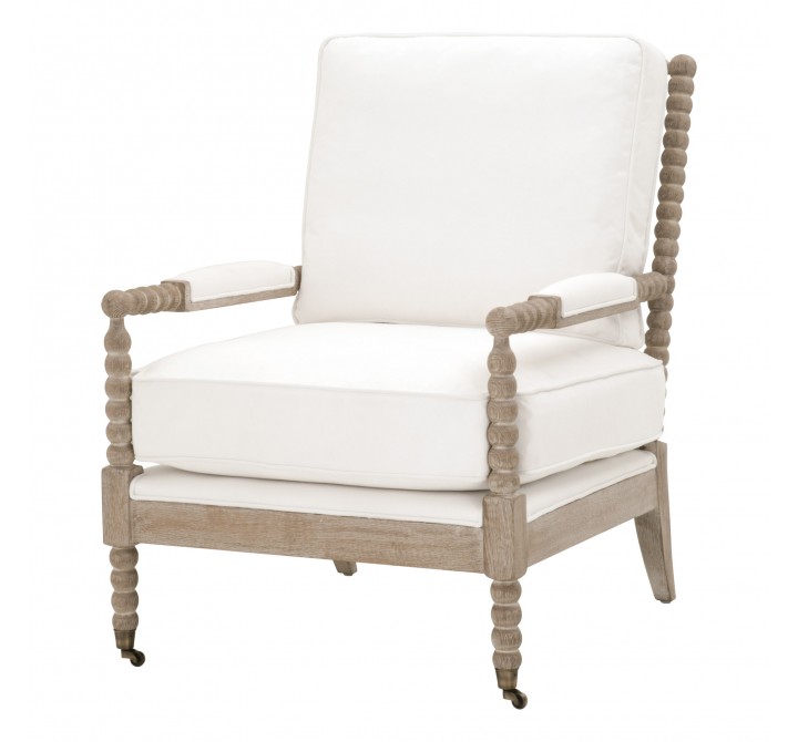 Essentials For Living Rouleau Club Chair - Front Side Angle