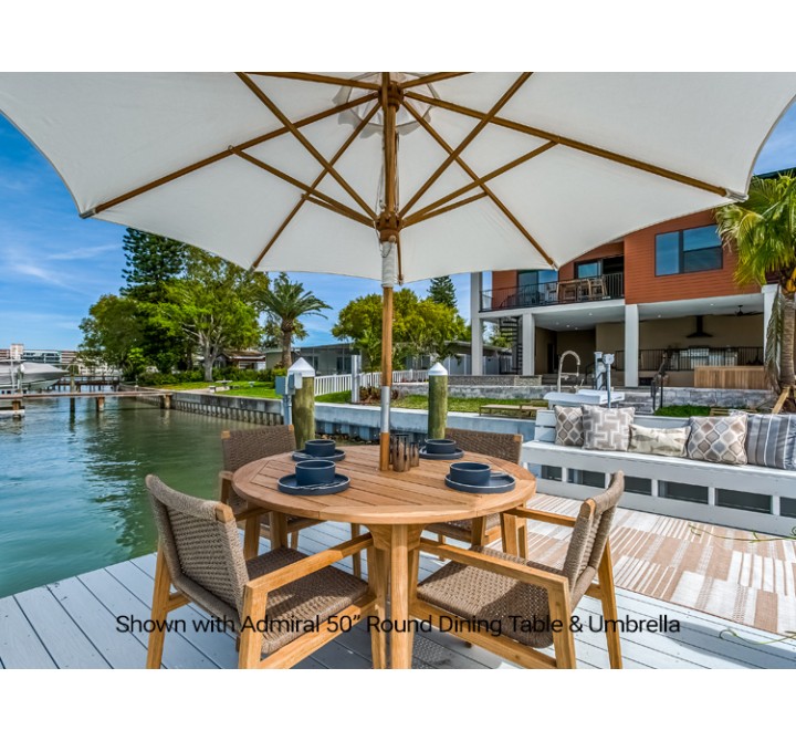 Royal Teak Admiral Dining Chair Sand Outdoor