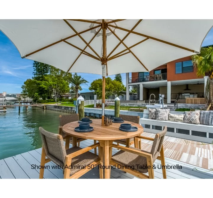 Royal Teak Admiral Dining Chair Sand Outdoor