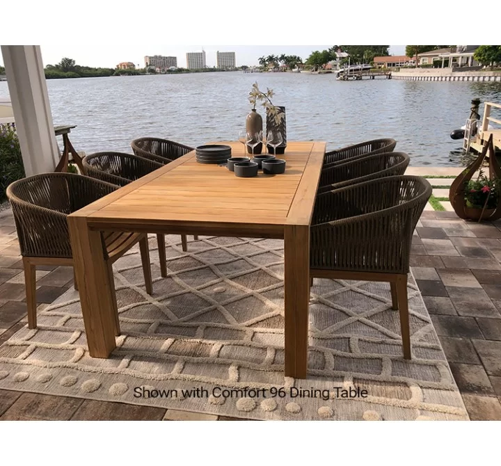 Royal Teak Malibu Dining Chair Desert Sand Outdoor