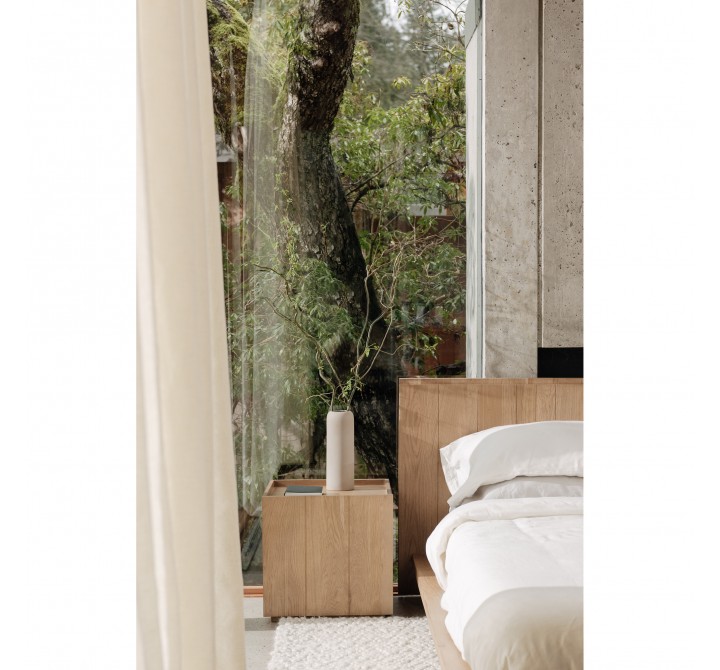 Moe's Home Collection Plank Queen / King Bed - Lifestyle