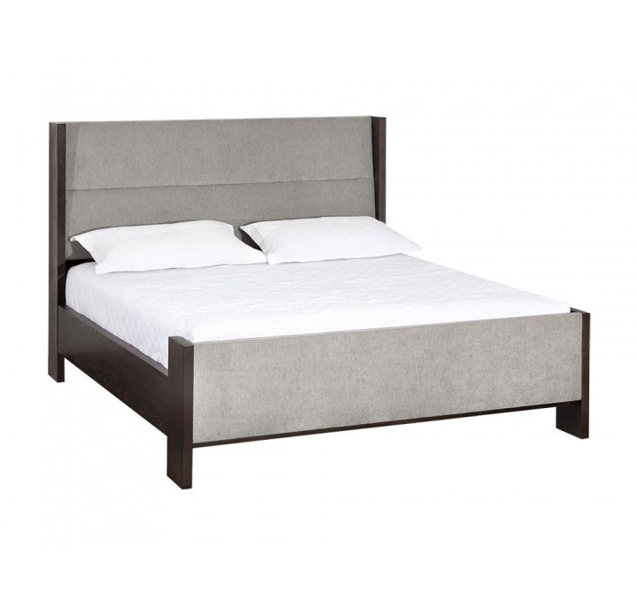 Sunpan Milo Bed - King In Polo Club Stone - Angled