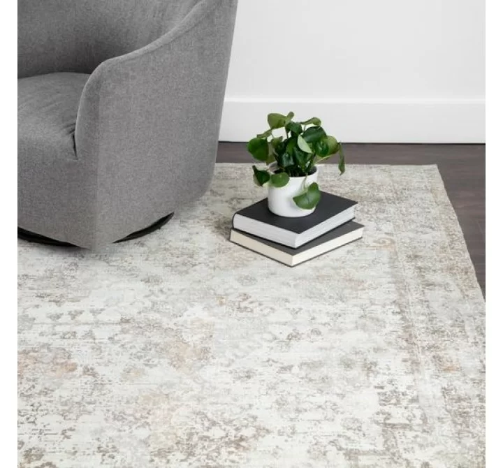 Sunpan Zagora Loom-Knotted Rug Cream/Beige in 6' X 9' / 8' X 10' / 9' X 12' / 10' X 14' - Lifestyle