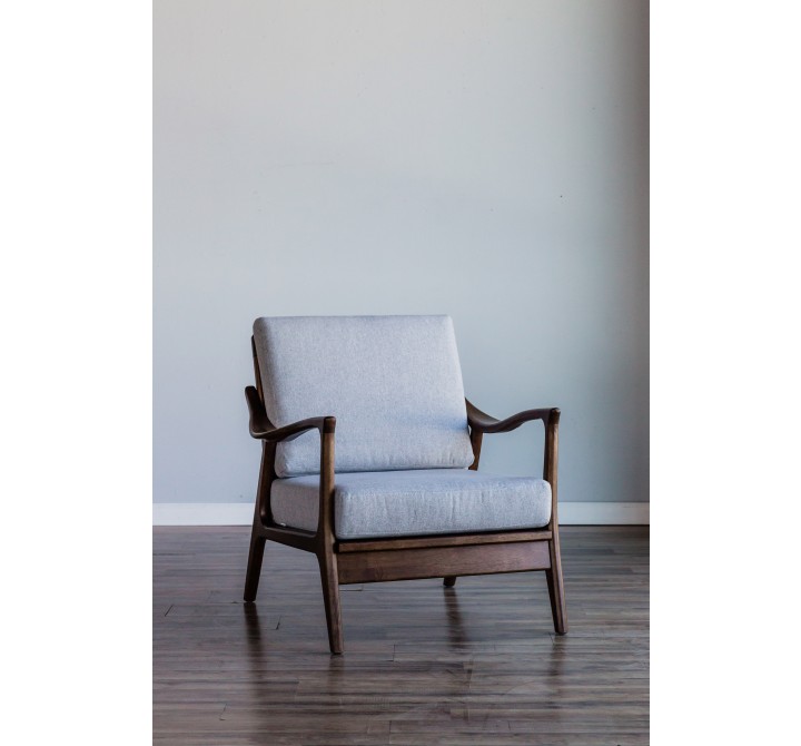 Alpine Furniture Slate Lounge Chair - Angled View