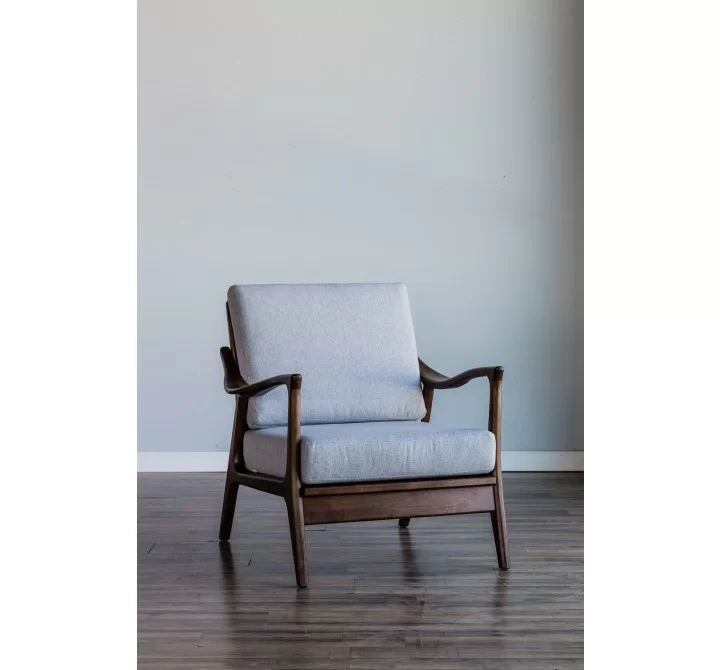 Alpine Furniture Slate Lounge Chair - Angled View