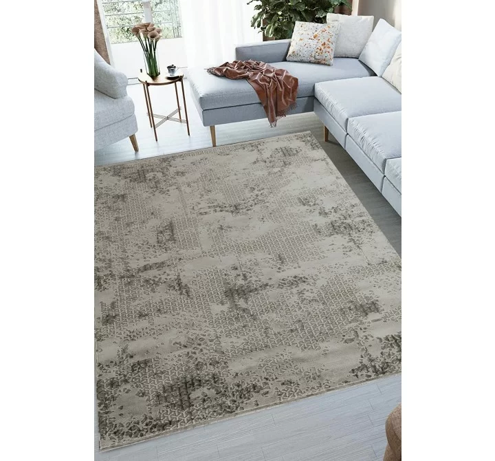 Whiteline Modern Living Graziella Decorative Polyester and Polypropylene Rug - Lifestyle