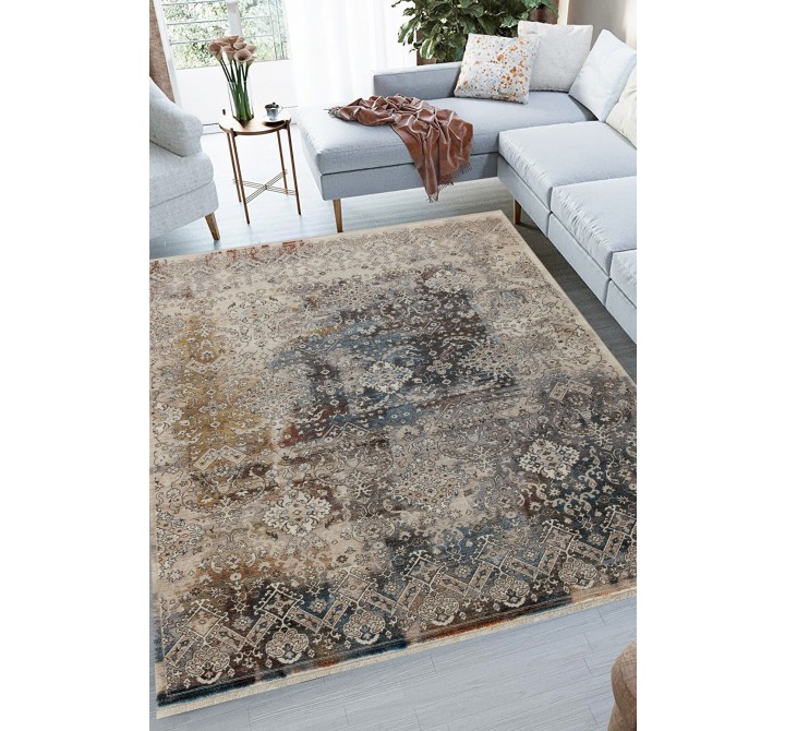 Whiteline Modern Living Amanda Decorative Polyester Rug - Lifestyle
