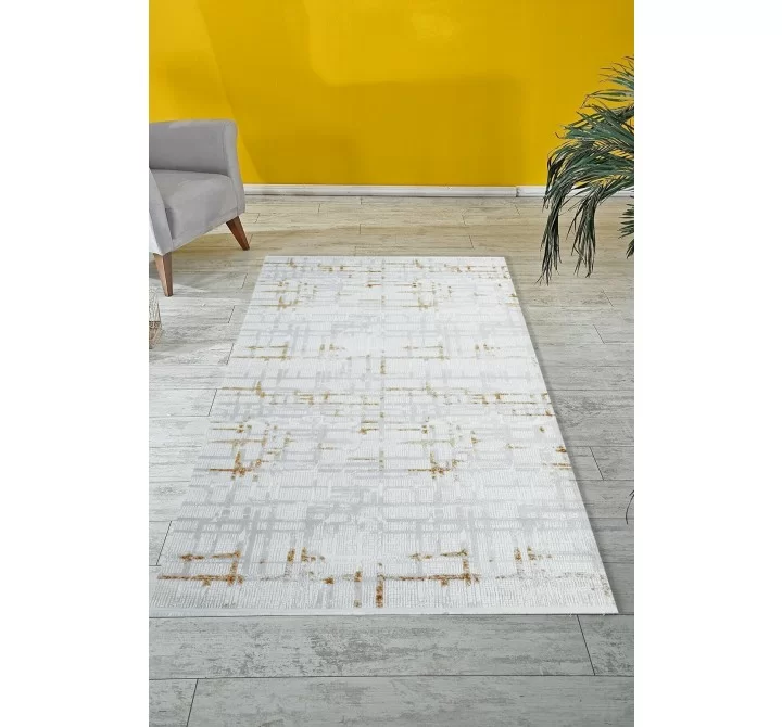 Whiteline Modern Living Linda Decorative Acrylic Rug - Lifestyle