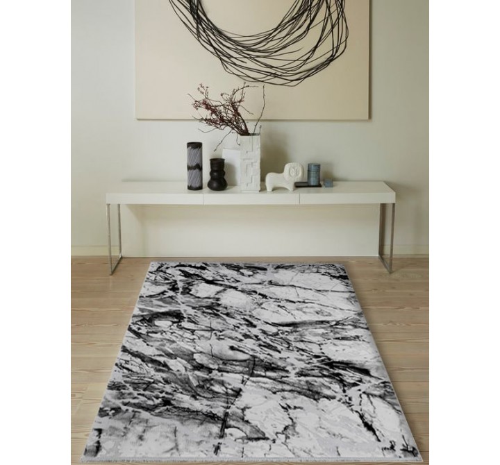 Whiteline Modern Living Magda Decorative Acrylic Rug - Lifestyle