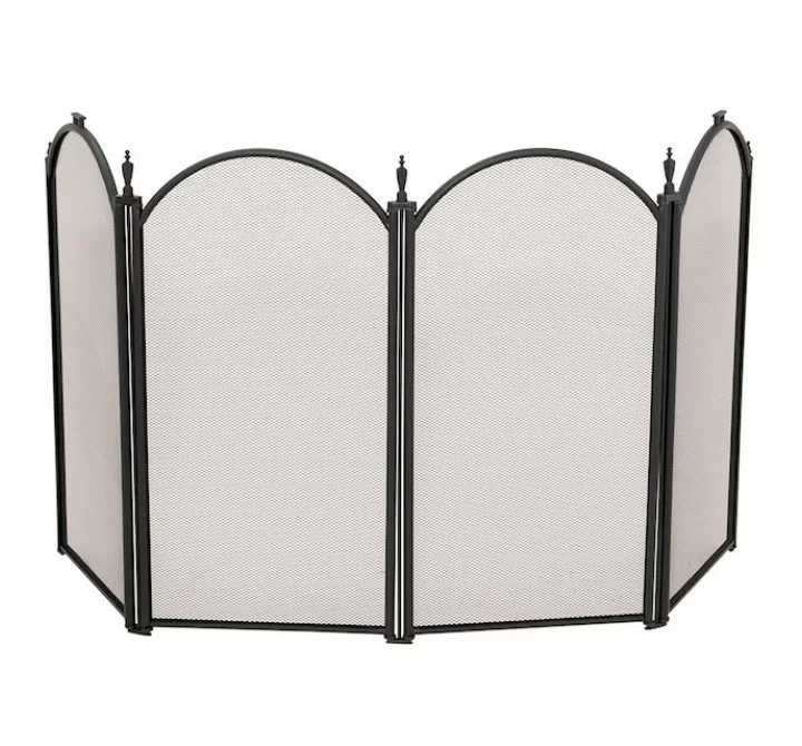 Mr. Bar-B-Q UniFlame® 4 Fold 25 in High Mini Black Finish Screen