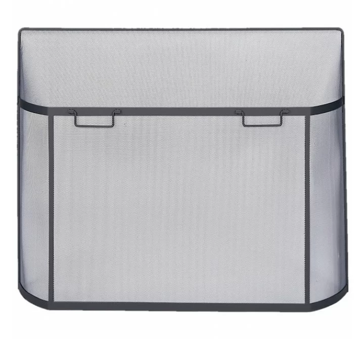 Mr. Bar-B-Q UniFlame® Olde World Iron Curved Spark Guard, Small