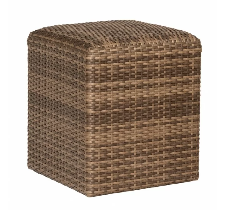 Woodard Reunion Reticulated Cube in Calico