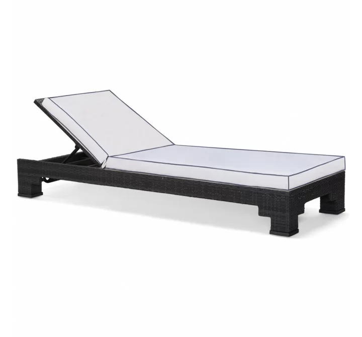 Woodard Lorenzo by Alexa Hampton Chaise Lounge - Angled and Zoomed