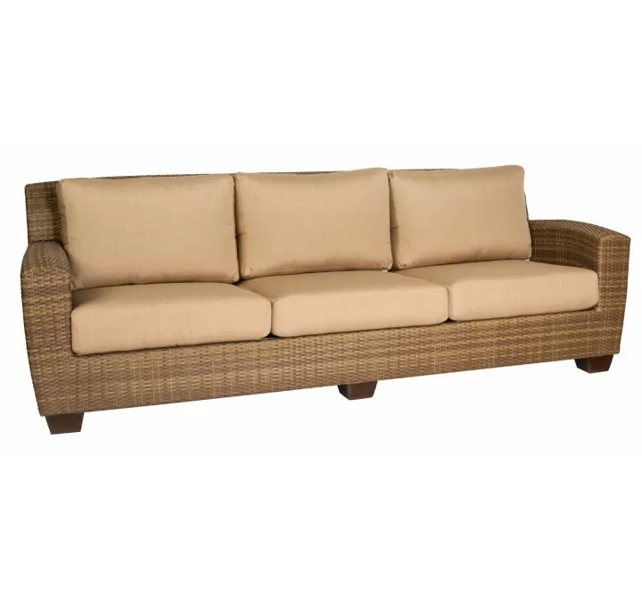 Woodard Saddleback Sofa in Mocha