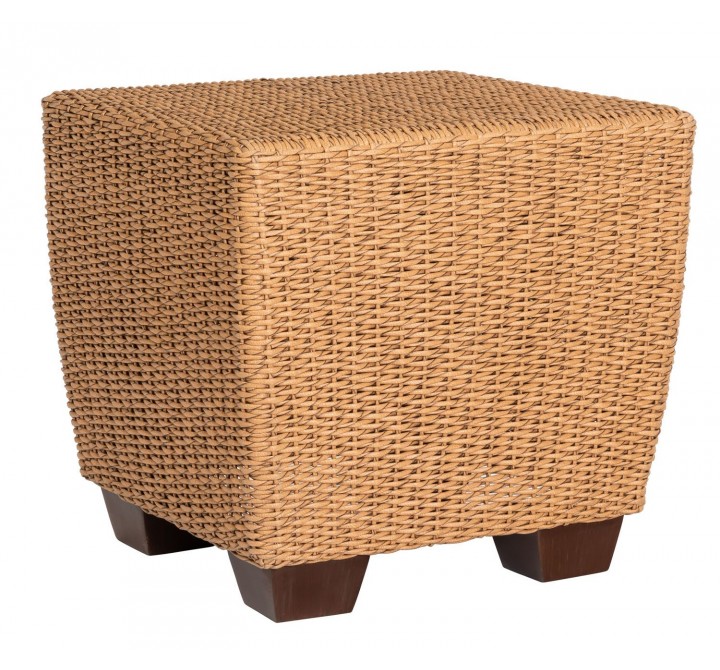 Woodard Saddleback Side Table in Mocha
