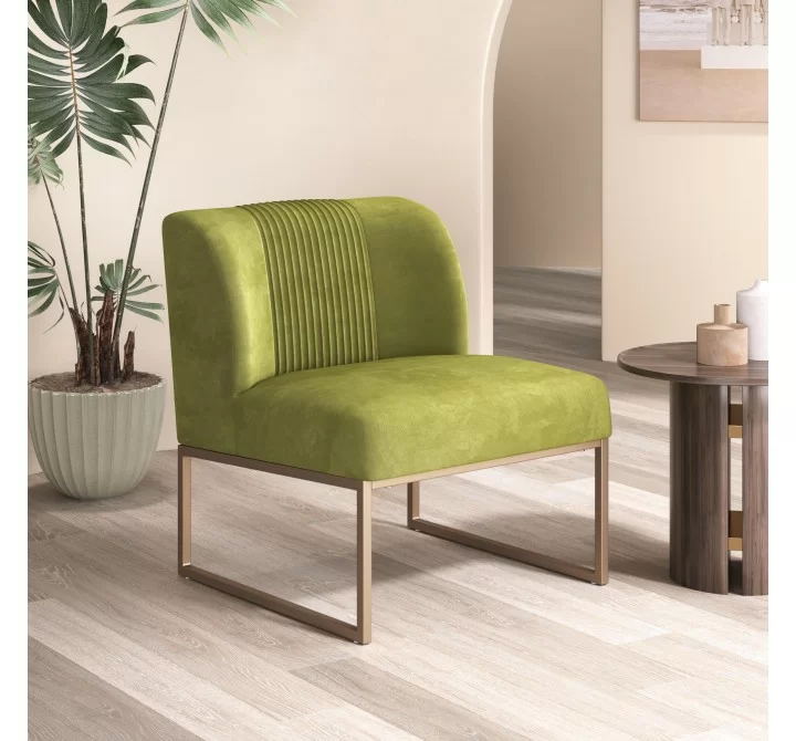 Sante Fe Accent Chair Olive Green- Lifestyle