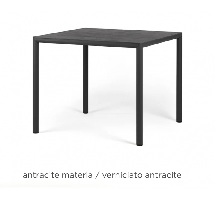 Nardi Outdoor Piave 90 Table - Antracite