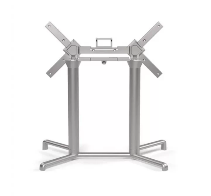 Scudo High Double Tilting Top Base Argento