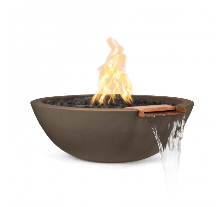 Sedona-GFRC-Fire-Water-Bowl-Chocolate