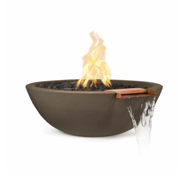 Sedona-GFRC-Fire-Water-Bowl-Chocolate