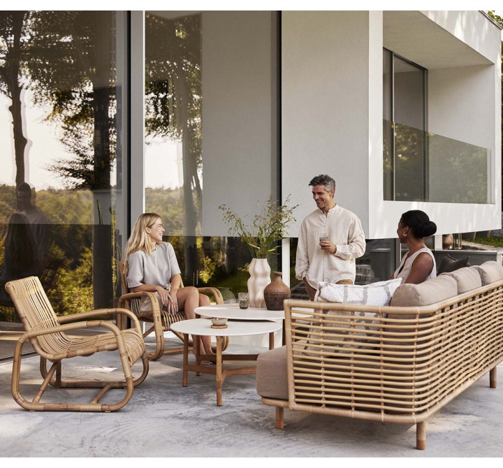 Cane-Line Curve lounge chair OUTDOOR & Sofa Set