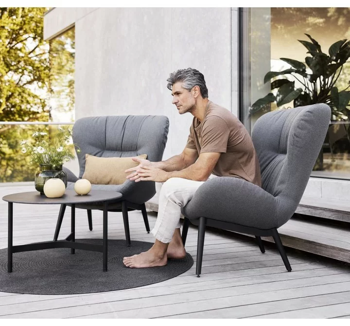 Cane-Line Serene Lounge Chair Incl. Cane-Line AirTouch Cushions