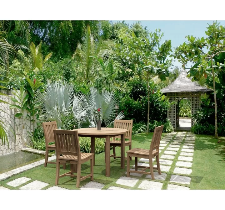 Anderson Teak Sommerset 5-pc Dining Table Set Outdoor