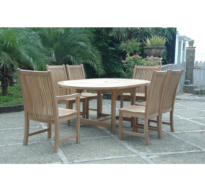 Anderson Teak Bahama Chicago 7-Pieces Dining Chair