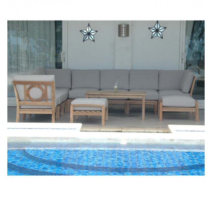 Anderson Teak Natsepa11-Pieces Modular Set