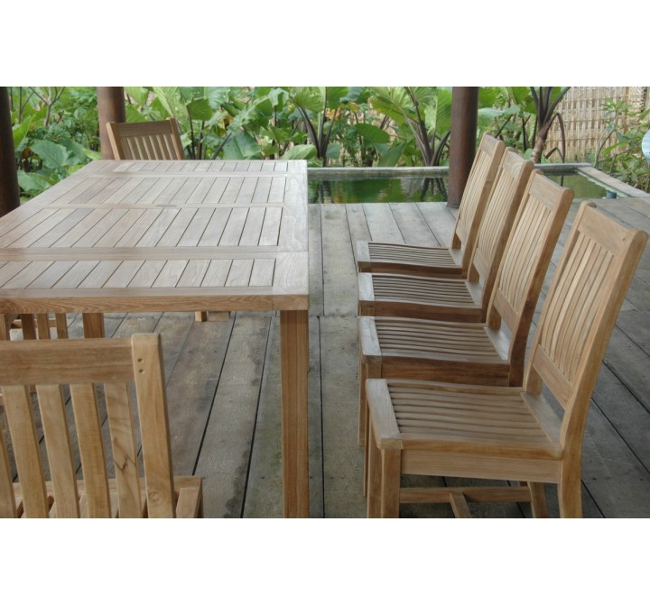 Anderson Teak Bahama Rialto 11-Pieces Rectangular Dining Set