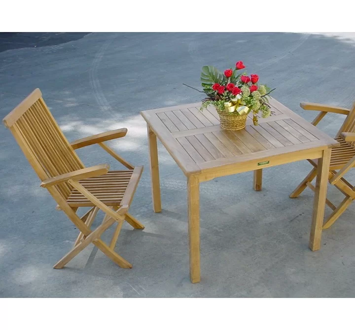Anderson Teak Bahama Classic 3-Piece Bistro Table 