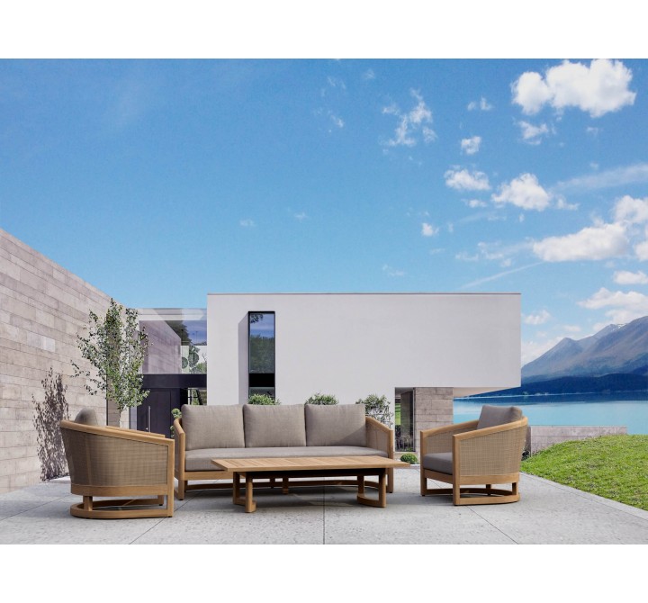Anderson Teak 4-pc Catania Deep Seating Set Outdoor