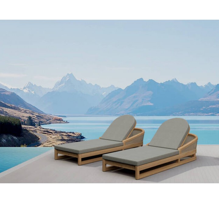 Anderson Teak 2-pc Catania Sun Lounger Outdoor