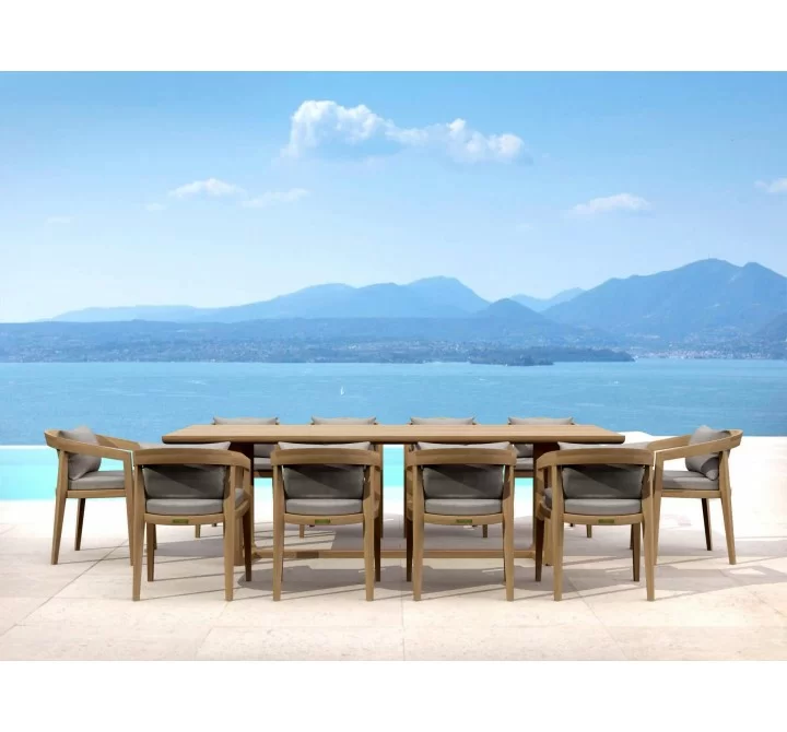 Anderson Teak 11-pc Toscana Dining Table Set