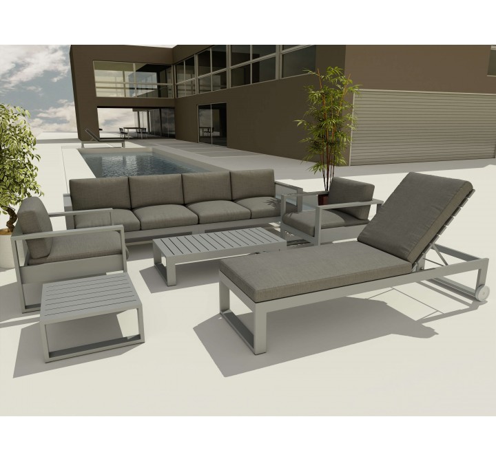 Lucca Sun Lounger 7-pieces Deep Seating Set