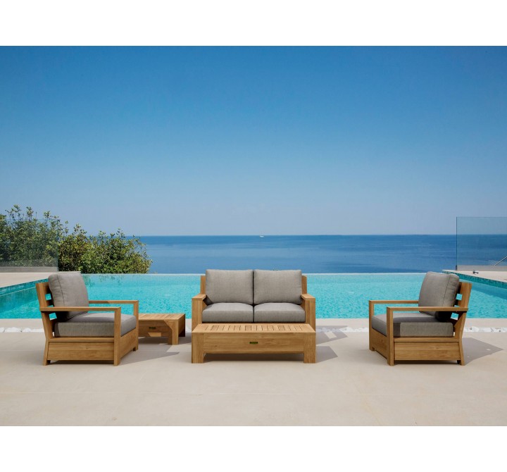 Anderson Teak 5-pc Madera Deep Seating - Lifestyle