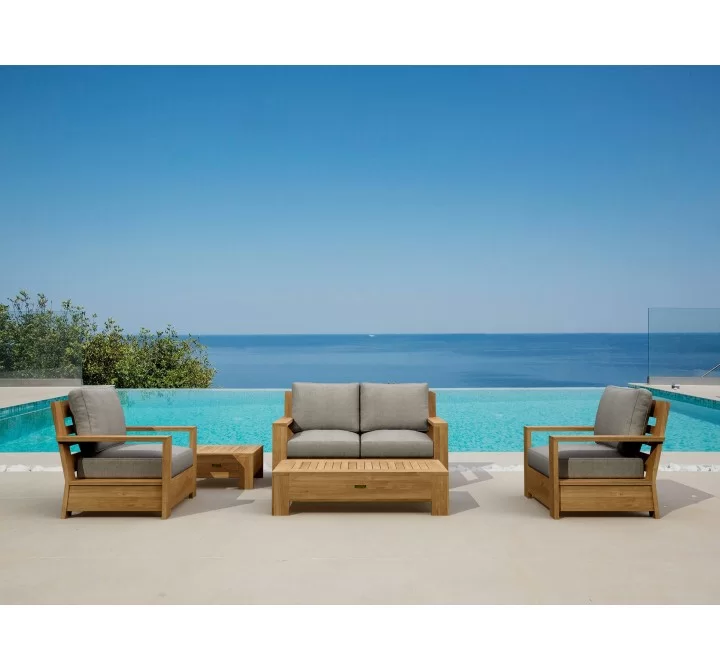 Anderson Teak 5-pc Madera Deep Seating - Lifestyle